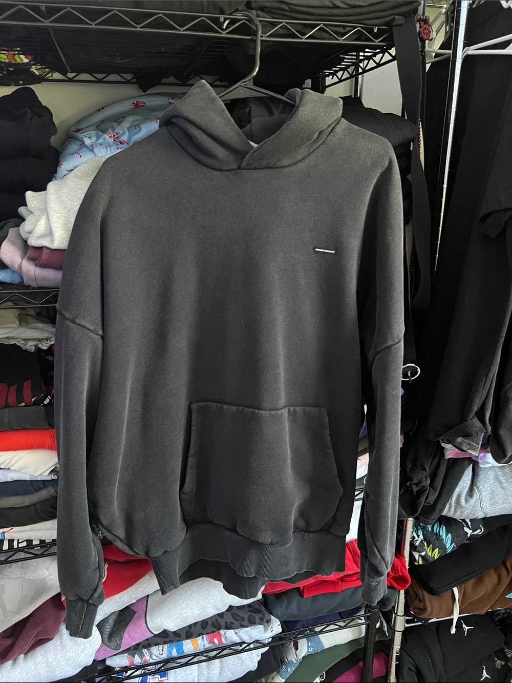 Under Armour Mineral Wash Pullover Hoodie with Minimal Logo